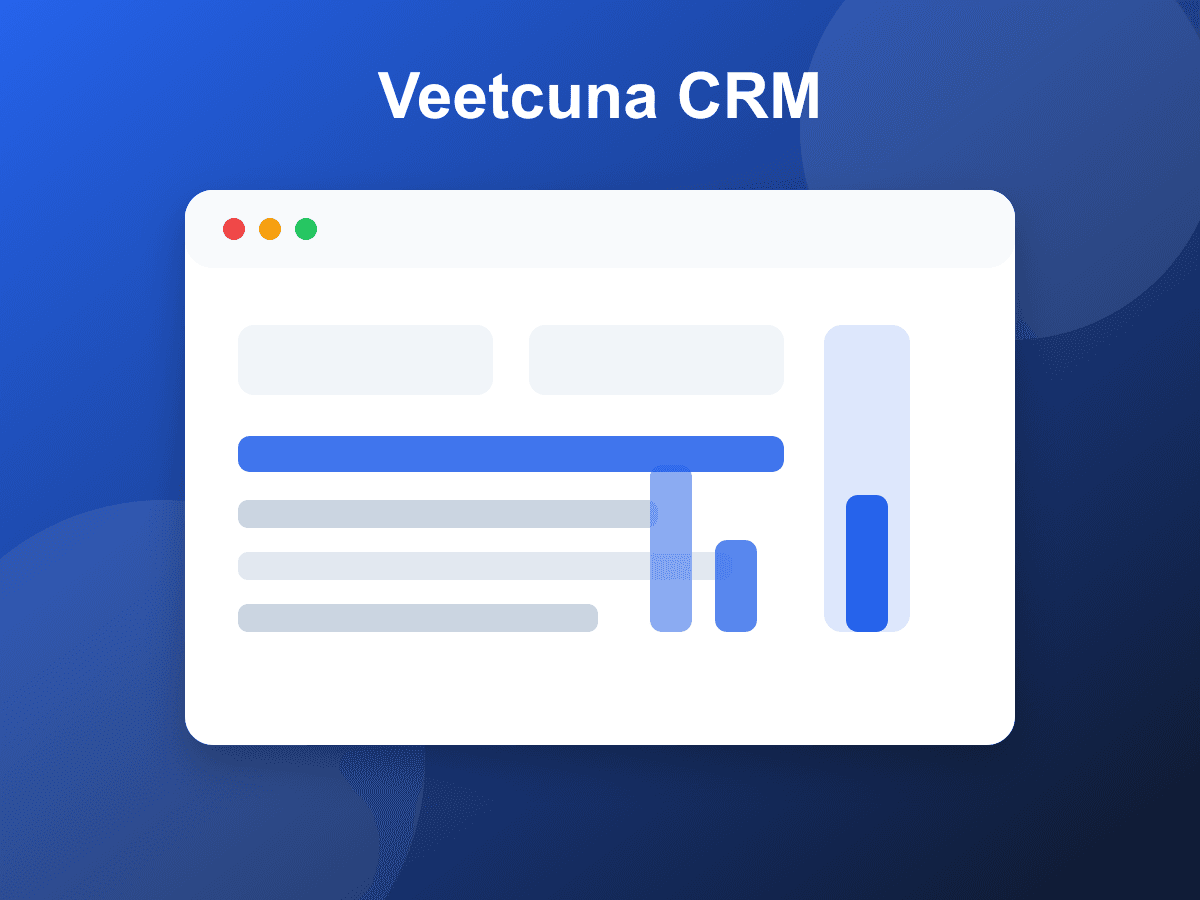Vista general de Veetcuna CRM